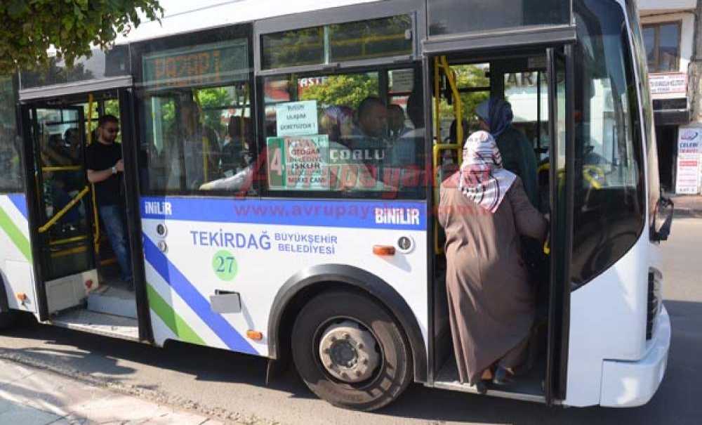 Toplu Taşıma Hizmeti Bayram Boyu Ücretsiz Verildi
