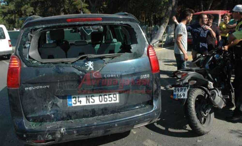 Çorlu'da Kaza 1 Yaralı