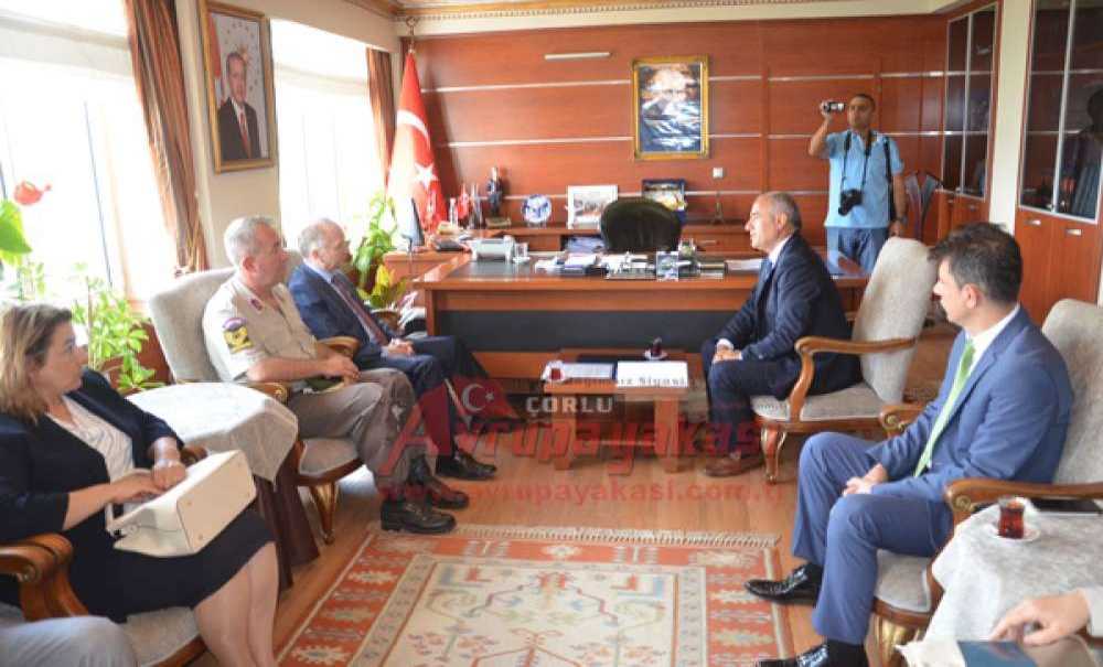 Kaymakam Kılıç'tan Vali Ceylan'a Çorlu Brifingi