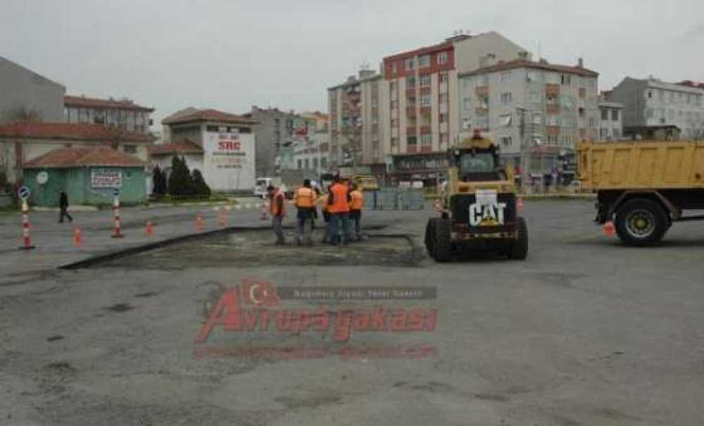 Çorlu Otogarına Asfalt