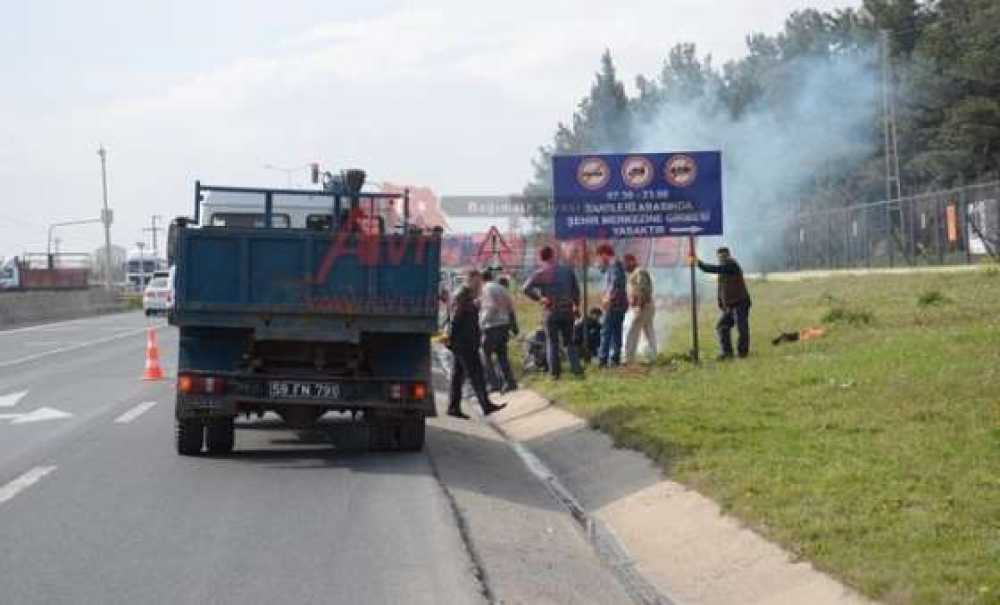 Çorlu Belediyesi'nden Ağır Vasıtalara Tabela