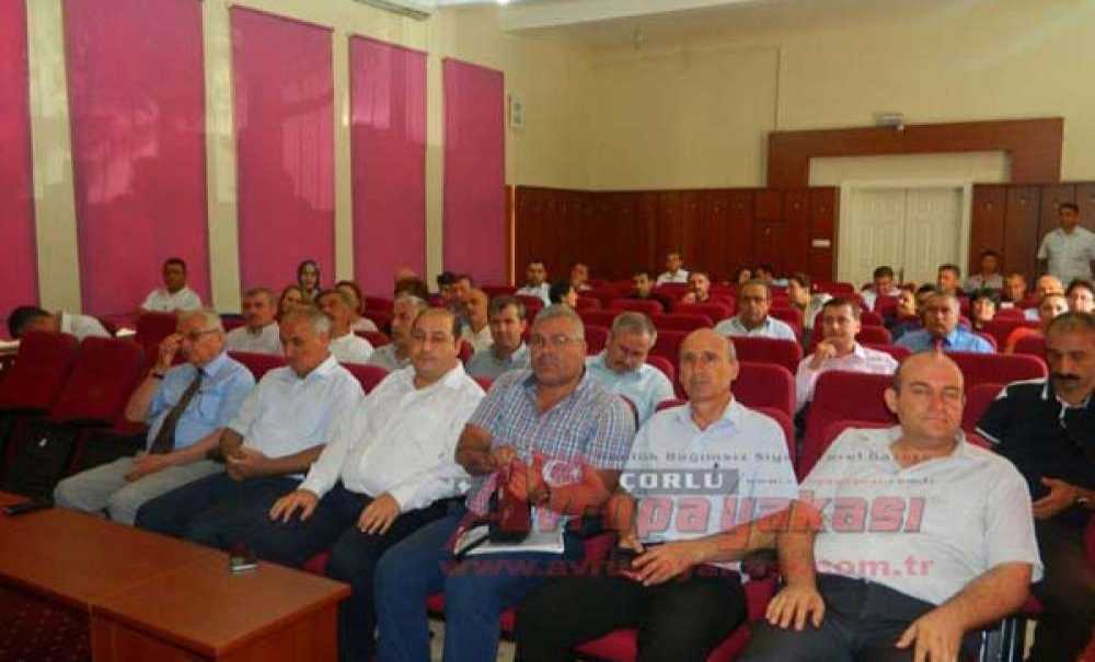 Çorlu'daki Okullara Beyaz Bayrak