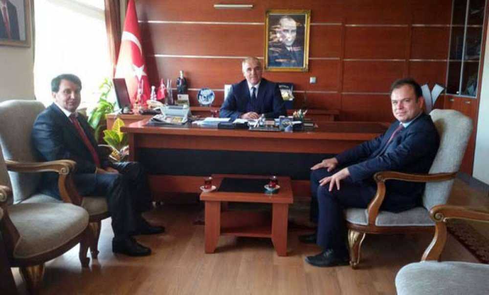 Çorlu Vergi Dairesi'nin Yeni Müdüründen Kaymakam Kılıç'a Ziyaret