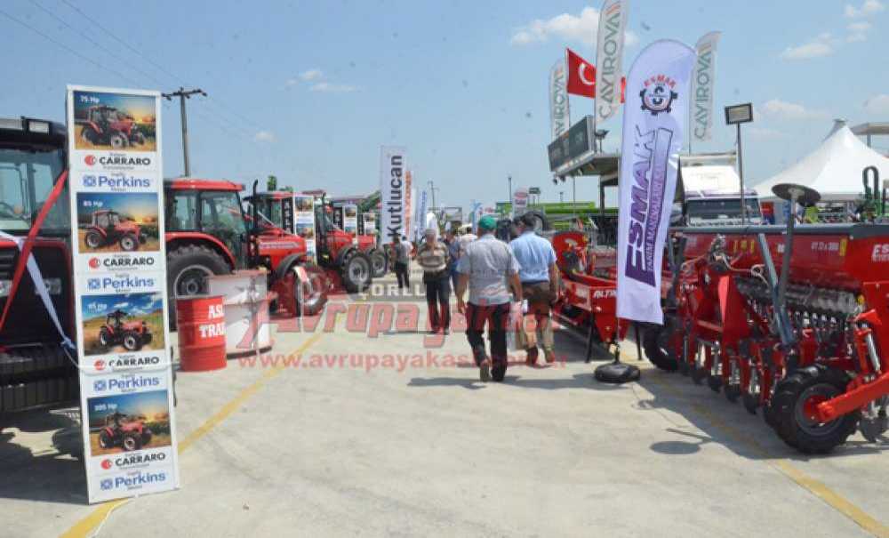 9. Çorlu Tarımtech Tarım Fuarı Başladı