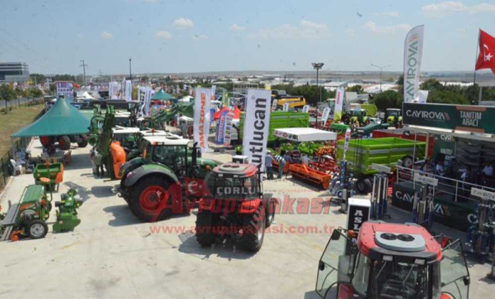 9. Çorlu Tarımtech Tarım Fuarı Başladı