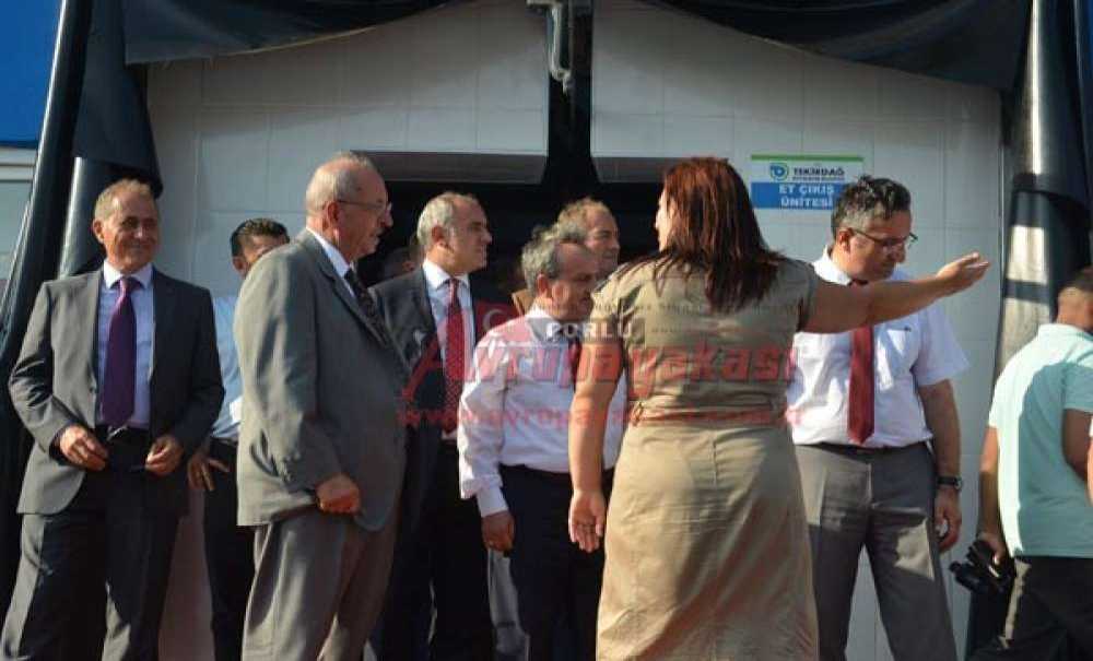 Yenilenen Çorlu Mezbahası Törenle Açıldı