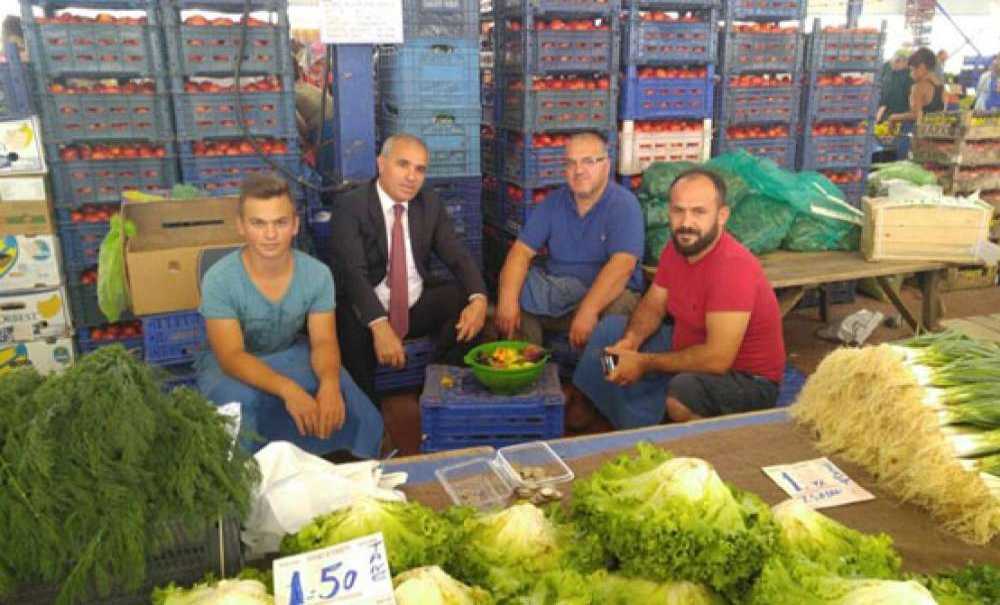 Kaymakam Kılıç Halk Pazarında Halkın Arasında