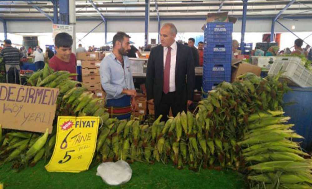 Kaymakam Kılıç Halk Pazarında Halkın Arasında