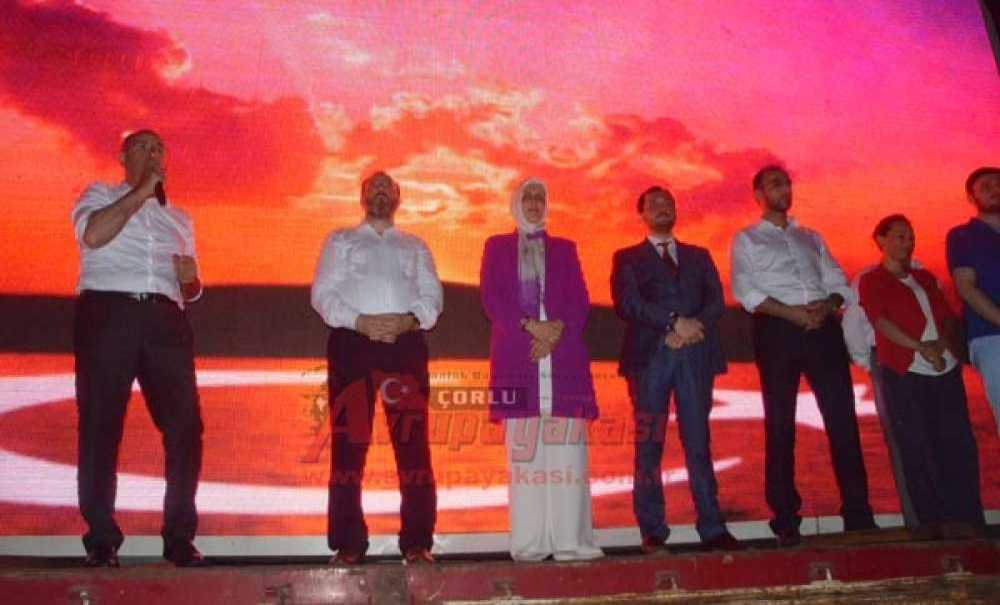 Çorlu'da Muhteşem Demokrasi Nöbeti