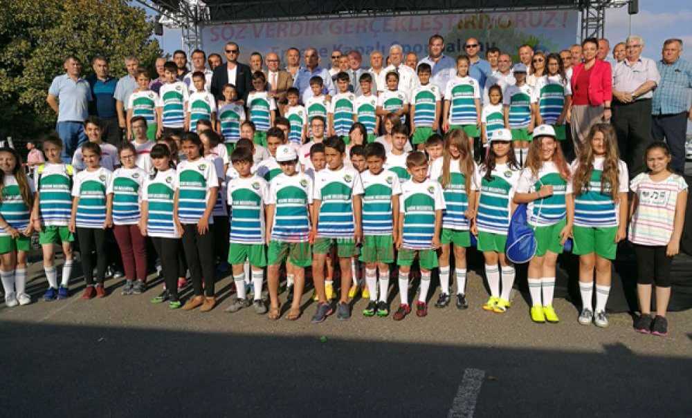 Ergene Kapalı Spor Salonunun Temeli Atıldı