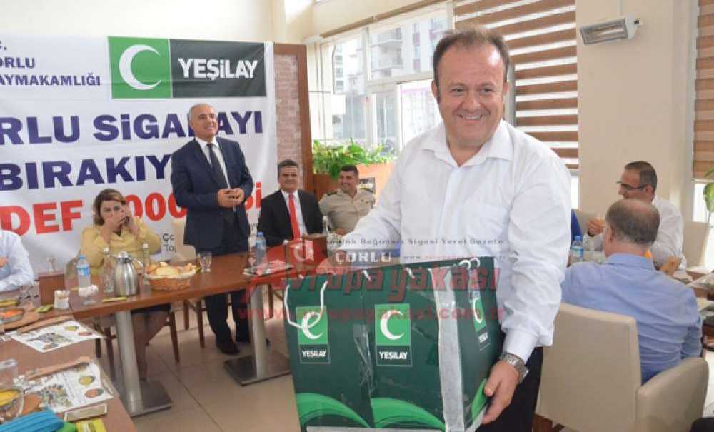 Çorlu Kaymakamı Levent Kılıç;“Sigarayı Bırakacak Bin Kişi Arıyoruz”