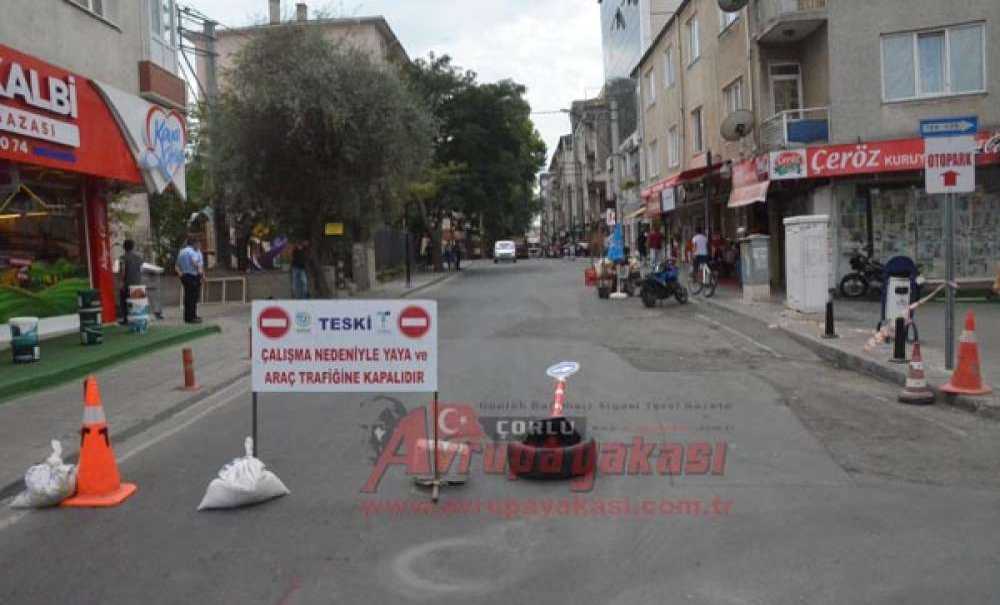Şinasi Kurşun Caddesi'nde Altyapı Çalışmaları Başladı