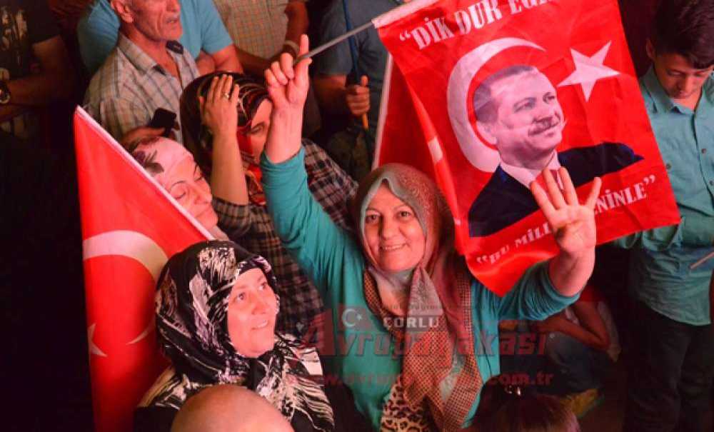 Çorlu'da Son Demokrasi Nöbeti