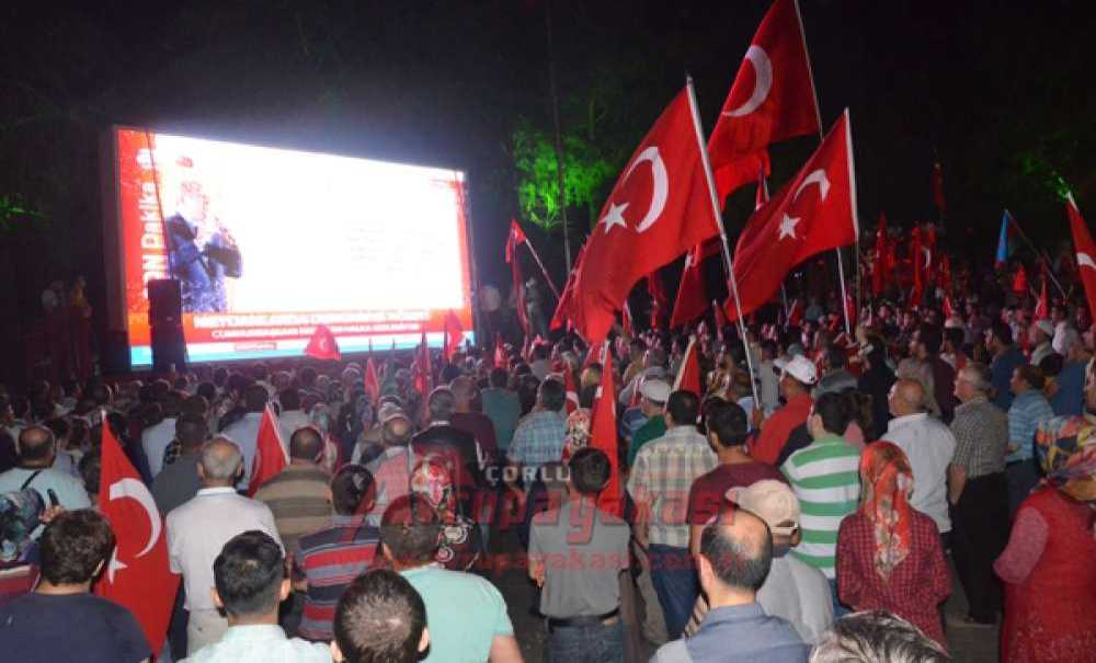 Çorlu'da Son Demokrasi Nöbeti