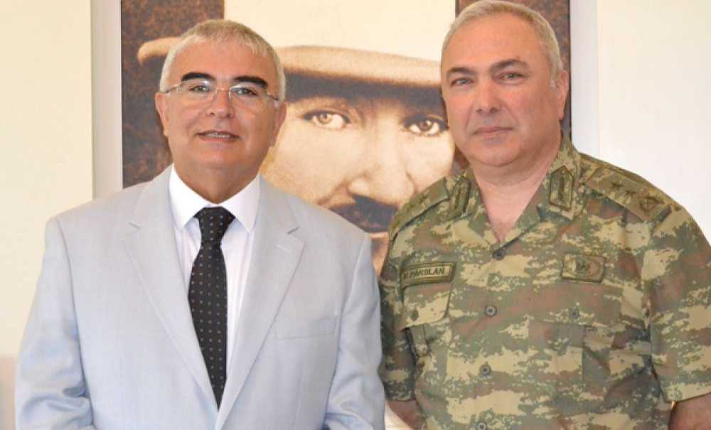 5. Kolordu Komutanı Alparslan'dan Başkan Baysan'a Ziyaret