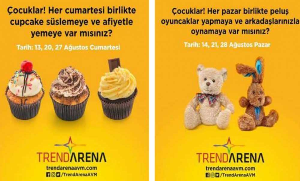 Trend Arena'da Minikler İçin Etkinlikler