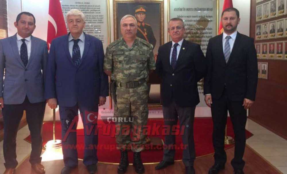 Mhp'den Kolordu Komutanı Alpaslan'a Ziyaret
