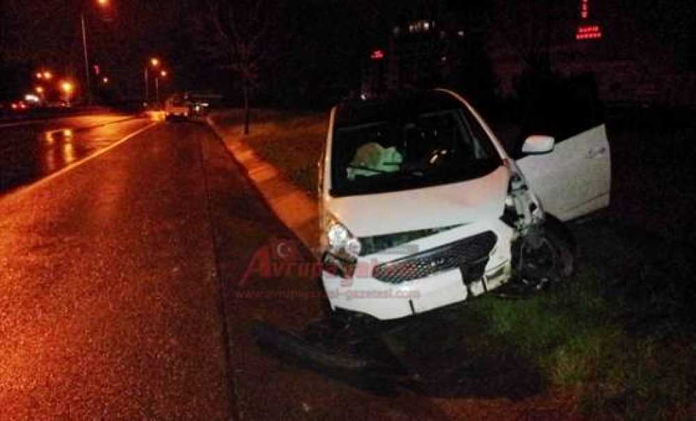 Yağmur Kaza Getirdi