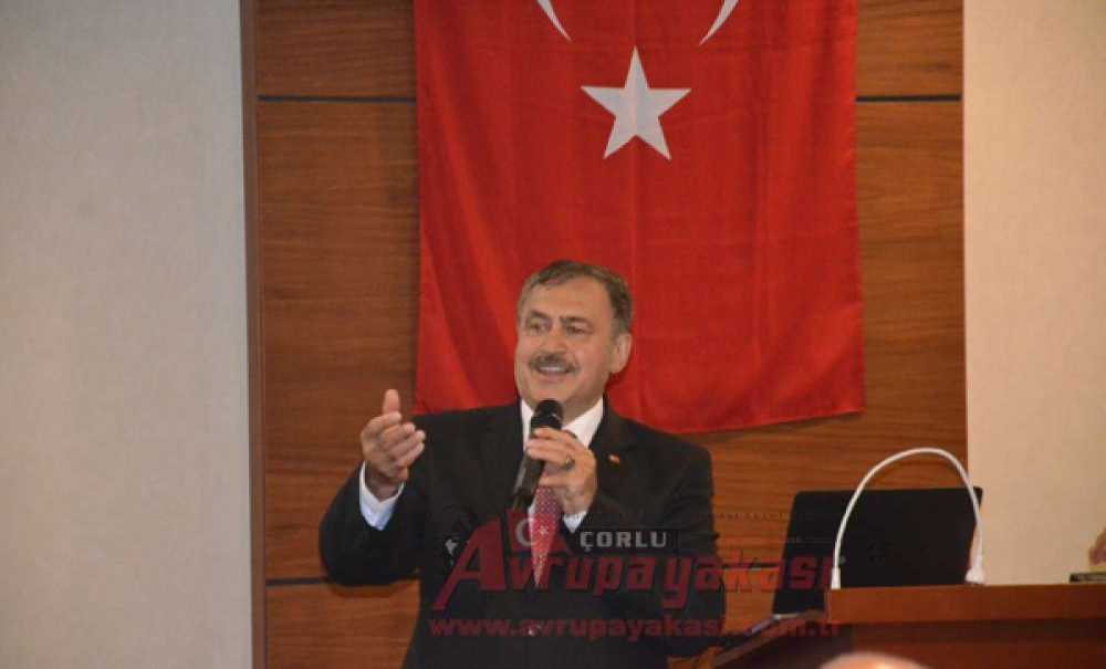 Bakanlar Eroğlu Ve Özlü Çorlu'da