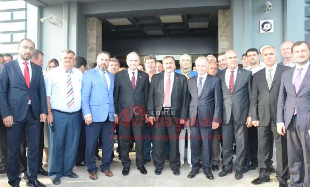 Bakanlar Eroğlu Ve Özlü Çorlu'da