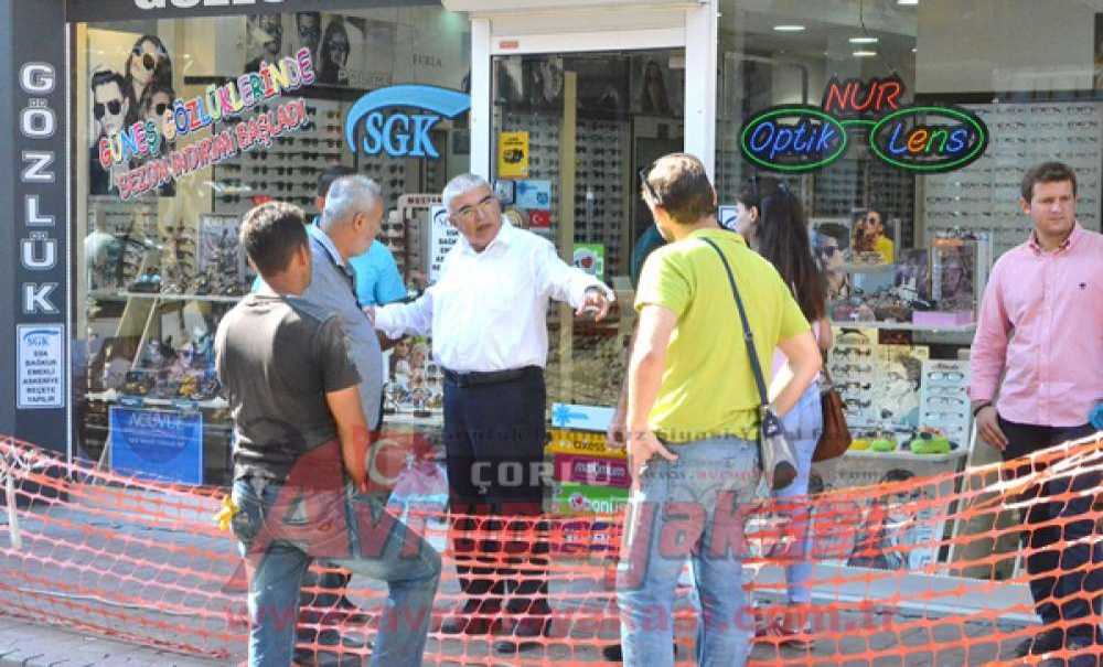 Başkan Baysan Altyapı Çalışmalarını İnceledi