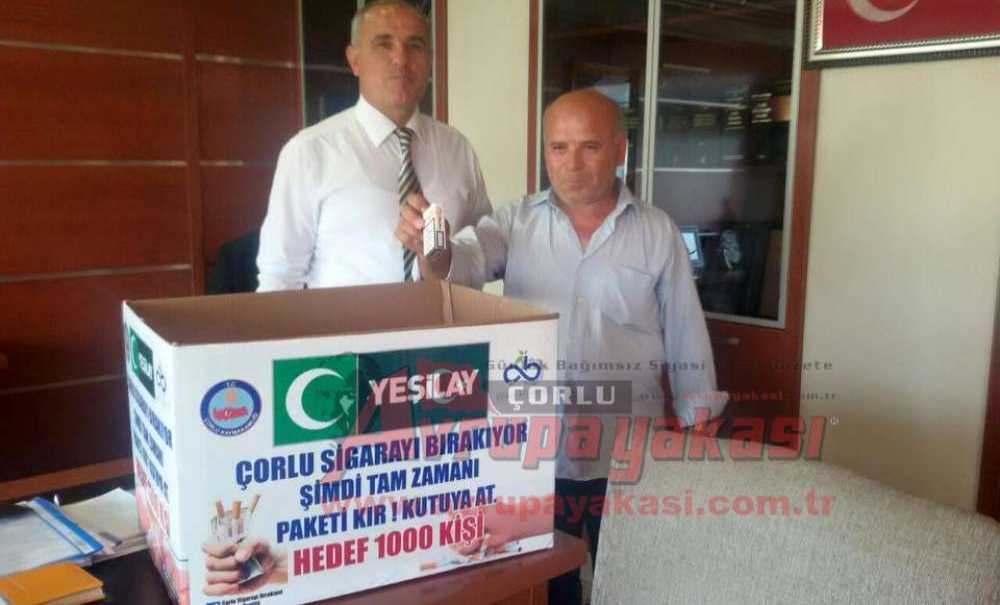 Çorlu Sigarayı Bırakıyor Kampanyası Büyüyor