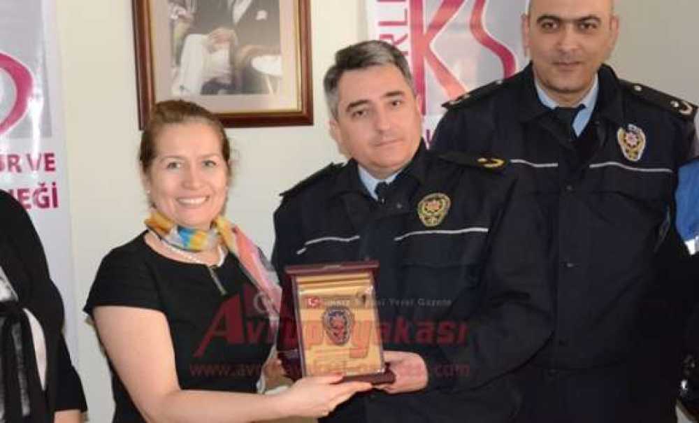Çorlu Emniyetinden Çorlu Ksd Ve Kasaid'a Plaket