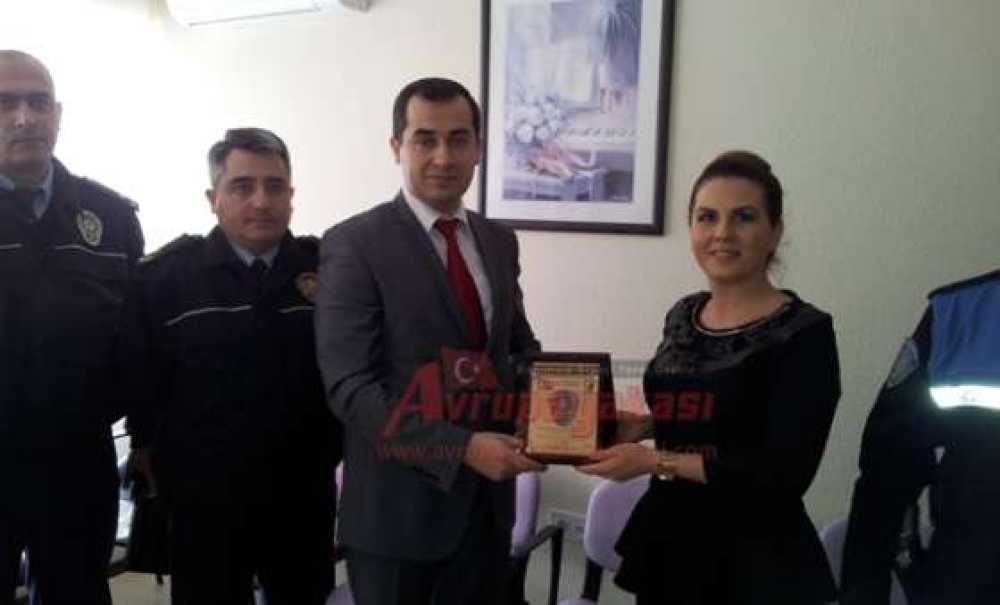 Çorlu Emniyetinden Çorlu Ksd Ve Kasaid'a Plaket