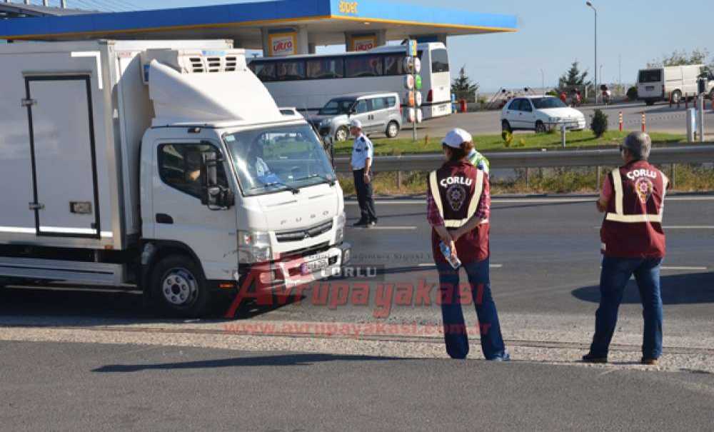 Çorlu İlçe Emniyet Müdürlüğü Ekipleri Denetimleri Sıklaştırdı
