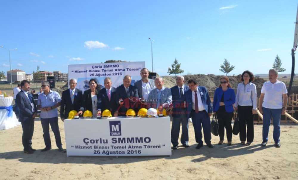 Çorlu Smmm Odası Binası Temeli Atıldı