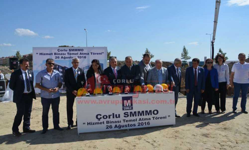 Çorlu Smmm Odası Binası Temeli Atıldı