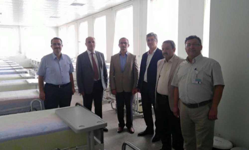 Kaymakam Kılıç'tan Sağlık Bakanlığına Devredilen Asker Hastanesine Ziyaret