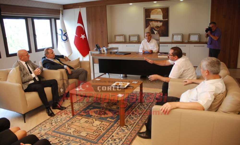 Chp'li Öztrak'tan Çorlu İlçe Örgütüne Ziyaret