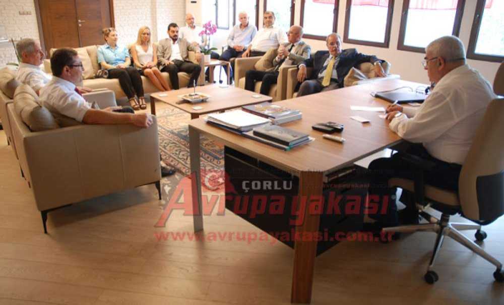 Chp'li Öztrak'tan Çorlu İlçe Örgütüne Ziyaret