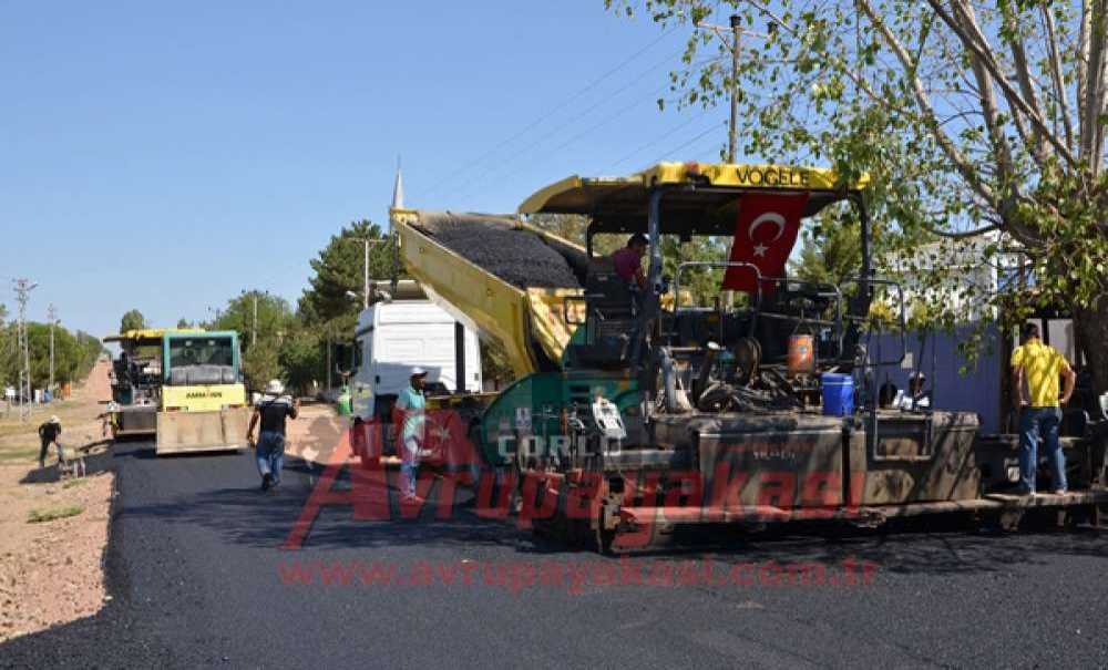Çorlu Belediye Başkan Yardımcısı Ahmet Sarıkurt;“Çorlu'da 900 Cadde Ve Sokakta Asfaltlama Yapıldı”