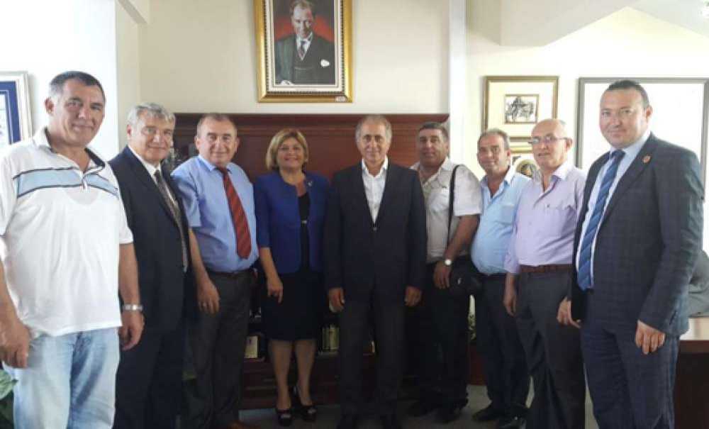 Çorlulu Muhtarlardan Prof. Dr. Tamer Dodurka'ya Ziyaret