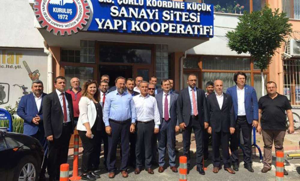 Mustafa Yel Ve Ak Partili Yöneticilerden Çorlu Çıkarması