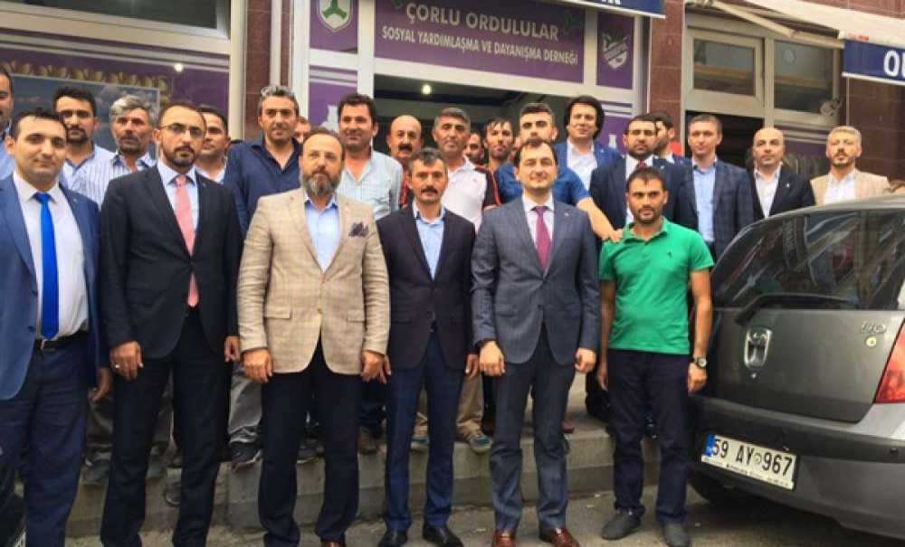 Mustafa Yel Ve Ak Partili Yöneticilerden Çorlu Çıkarması