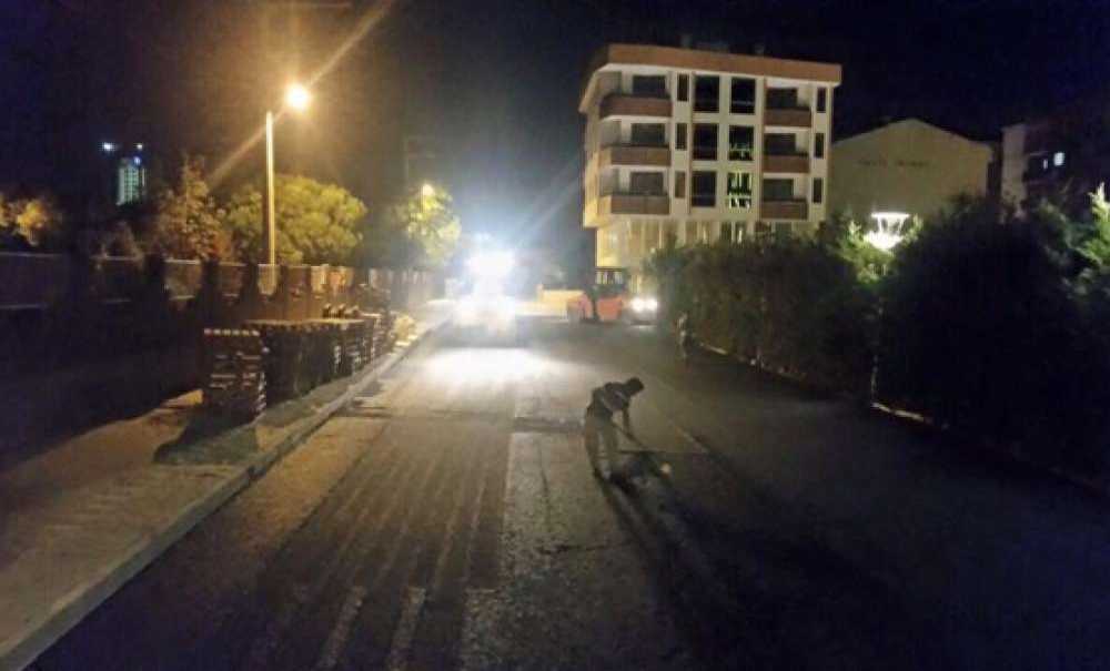 Çorlu Belediyesi'nden Gece Mesaisi