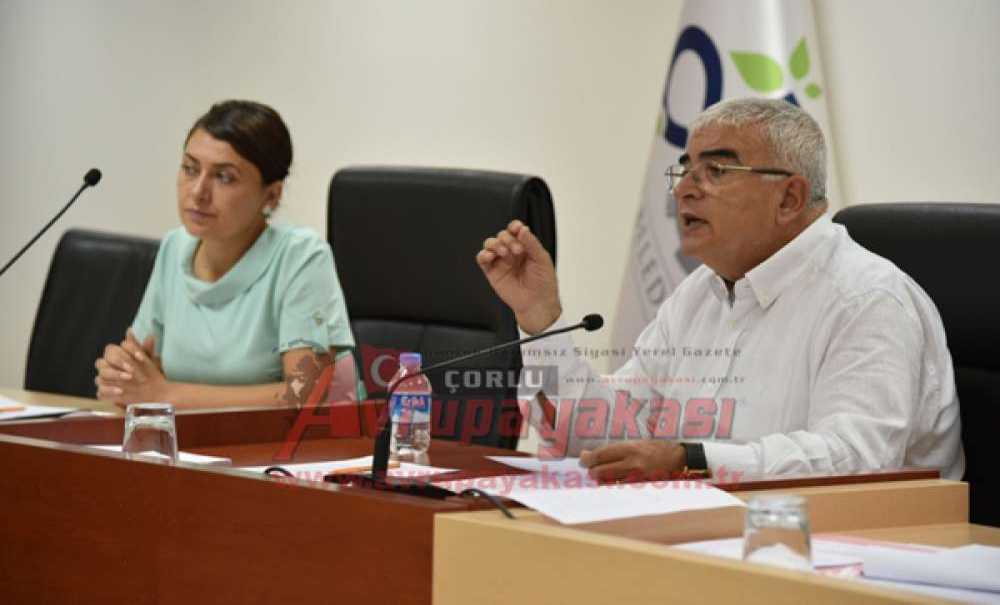 Çorlu Belediyesi'nin Meclis Toplantısı Yapıldı