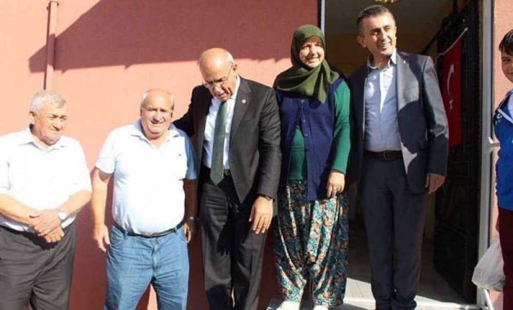 Milletvekili Akgün Şehit Ailelerini Unutmadı