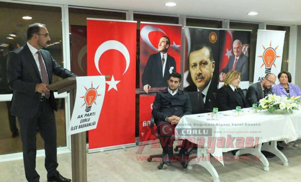 Ak Parti Çorlu İlçe Teşkilatı'ndan Danışma Toplantısı