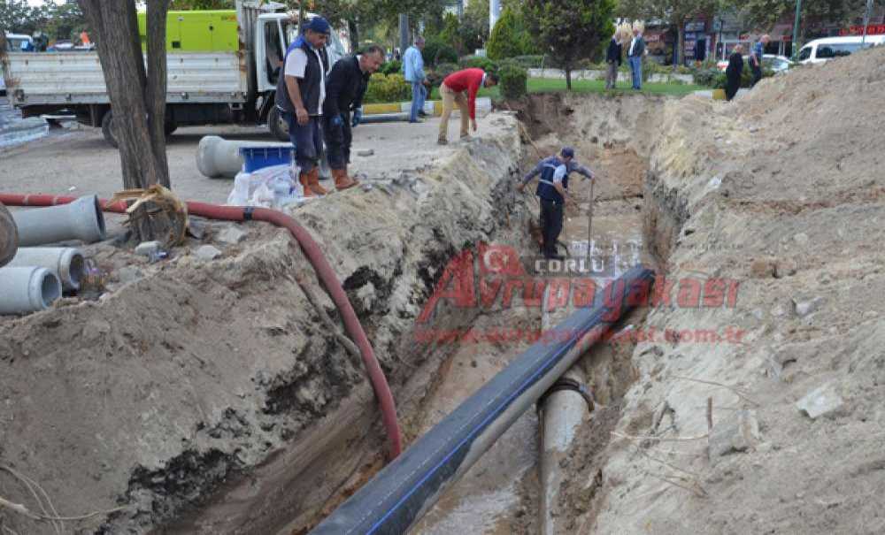 Yeni Döşenen Hatta Su Verildi