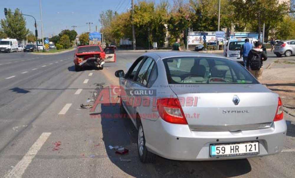 Çorlu'da Aynı Anda 3 Kaza: 5 Yaralı