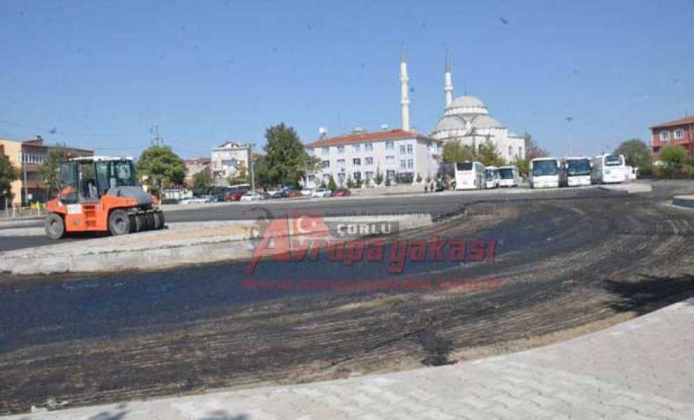 Çorlu Otogarı'nda Düzenleme Çalışmaları Devam Ediyor