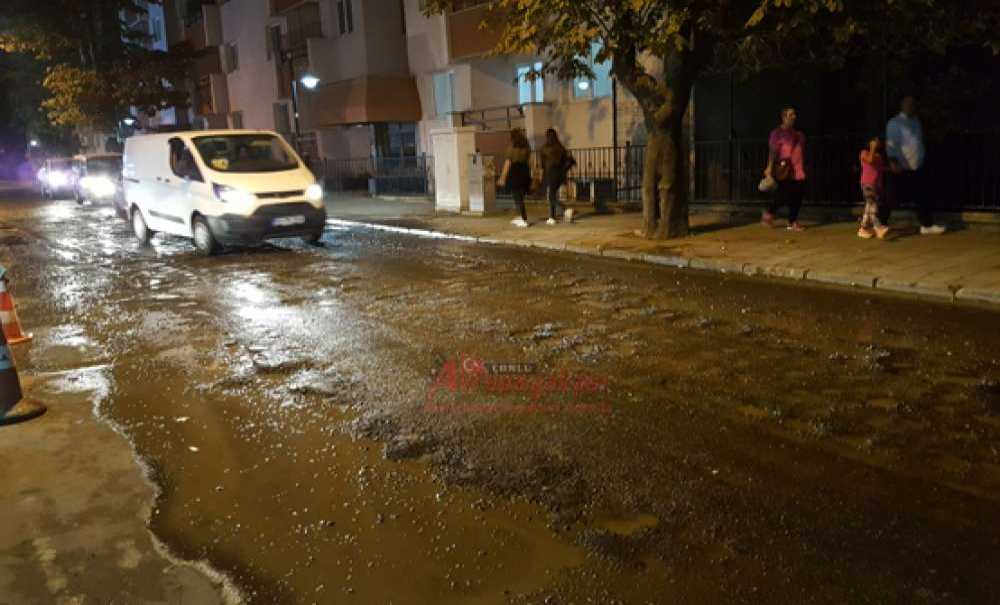 Şinasi Kurşun Caddesi Daha Da Bozuldu