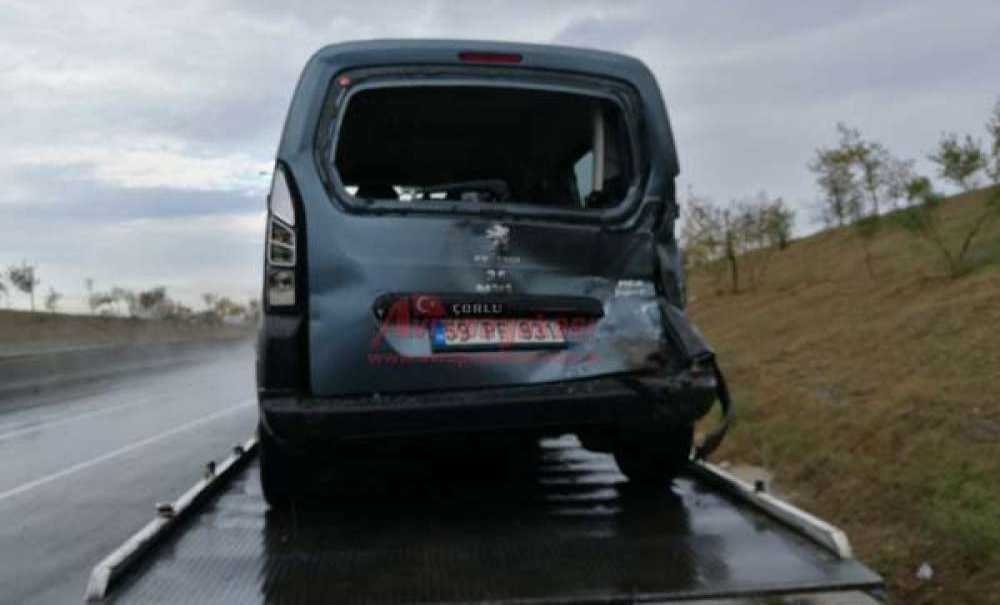 Yağış Kaza Getirdi 5 Yaralı