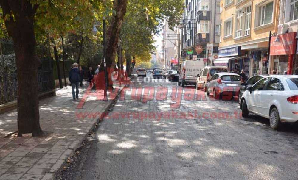Şinasi Kurşun Caddesi Düzeltildi
