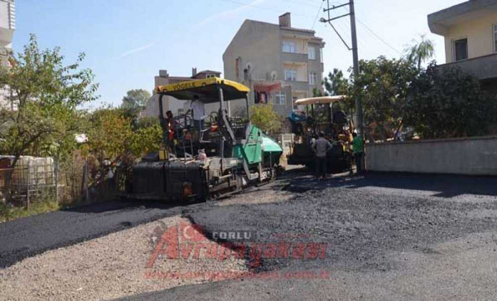 Dere Sokaklar Asfaltlanıyor