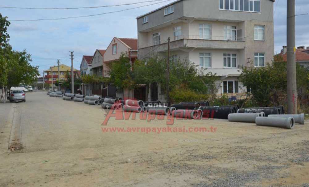 Ergene'de Altyapı Çalışmaları Devam Ediyor